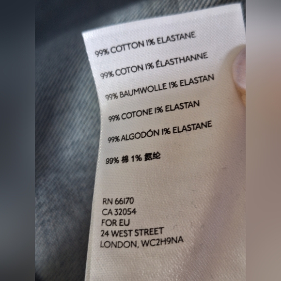 We The Free Denim Overalls Buttons Adjustable Tapered Womens Size 29 - Picture 4 of 7